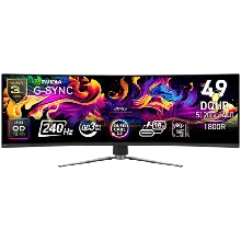 MSI MPG 491CQPX 49” QHD QD OLED 240HZ USB C PD MONITOR 